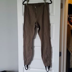 Lululemon🍋 Pull on zip front high rise tights (discontinued)